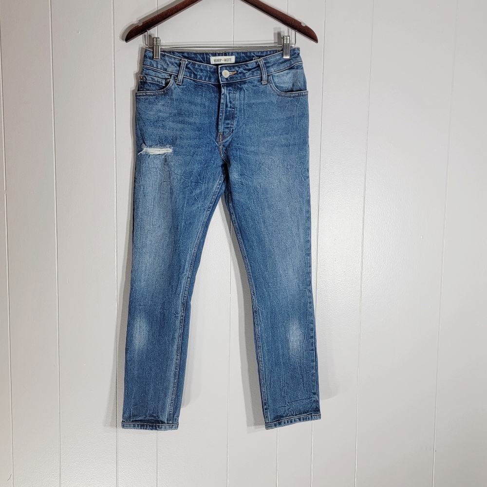 4/$20 Warp + Weft Paris Cigarette Button-fly Stretch Jeans Size 26